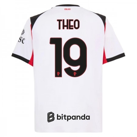 Camiseta de fútbol AC Milan Theo 19 2ª equipación 2025-26 Camiseta de fútbol AC Milan Theo 19 2ª equipación 2025-26